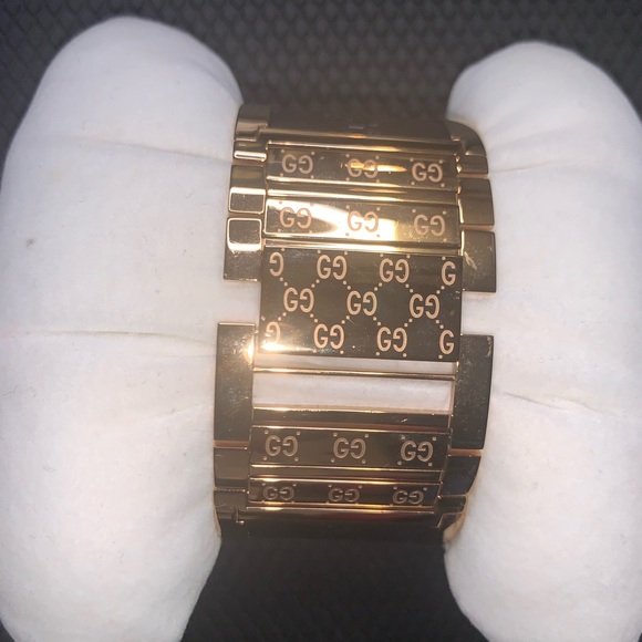 GUCCI - women’s twirl two-tone stainless watch. - Picture 4 of 9